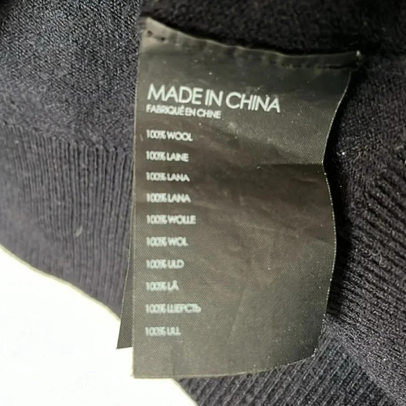 [XL]Club Monaco Wool Color  Block Stripes Crew Neck Sweater-NWOT - Picture 6 of 9